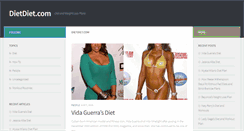 Desktop Screenshot of dietdiet.com